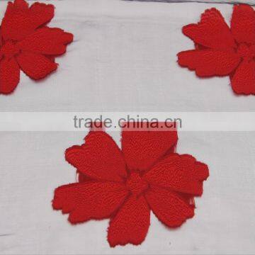 Transparent Flower Silk Lady Neck Scarf for Custom photo-6
