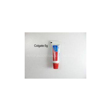 Eco - friendly hotel amenities, mini colgate hotel toothpaste with disposable tooth brush