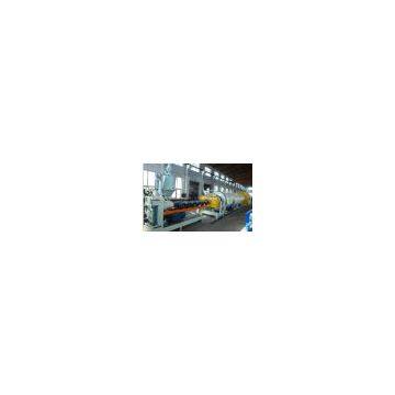 PE heat preservation pipe production line