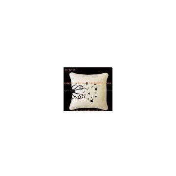 Handpainted Fish Decorative Cushion