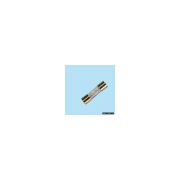 GLASS TUBE FUSE GOLD PLATED