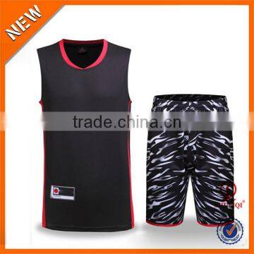 2016 100% Polyester quick dry latest new basketball jersey design for man