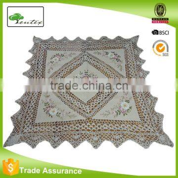 Handmade Tablecloths Hand Crochet Lace Pattern Dining Table Cloth