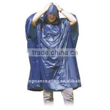 Waterproof fashionable western reflective rain poncho