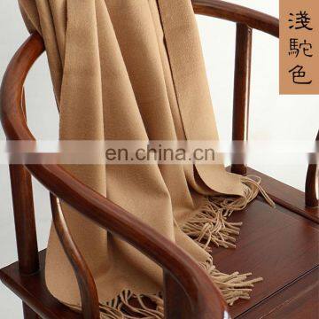 2017 High Quality Plain Color Pure Cashmere Scarf Wholesale photo-4