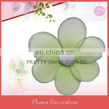 Glitter green Nylon stocking flowers