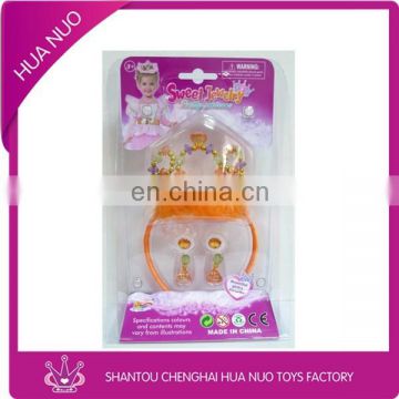 2014 royal gift set fashion toy jewelry set toys crown & earrings