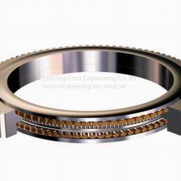 Four point contact slewing bearings with external gear teeth