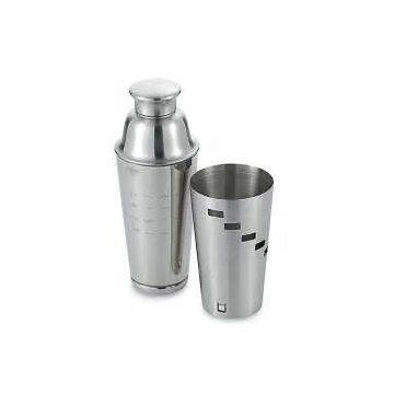 Polished Traditional Metal Cocktail Shaker 500ML