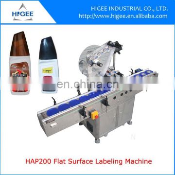 flat labeller excellent economy shoe polish labeling machine