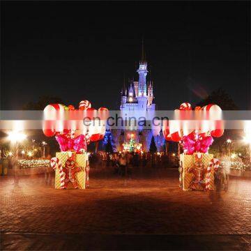 Airblowing Giant inflatable Christmas decorations,/inflatable Christmas candy stick