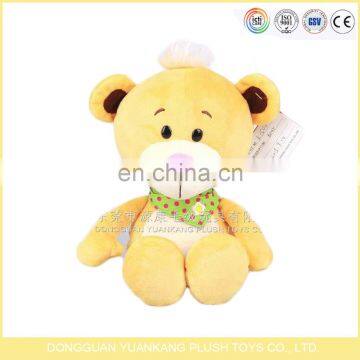 New Arrivals Cute Yellow Plush Small Teddy Bear Stuffed Toys