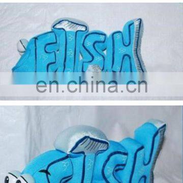 magnetic pull-apart letter plush fish intelligence toy for kids