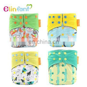 Elinfant Baby Cloth Diaper Reusable Nappies Breathable AIO suede cloth inner cloth diaper