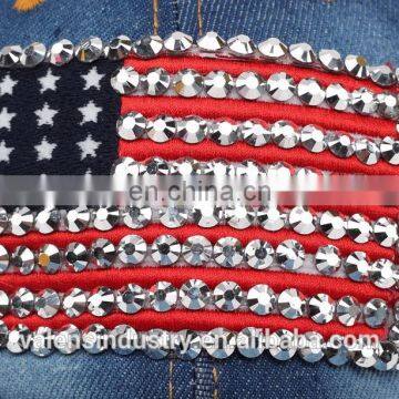 Jean Snapback Hat Cap Baseball Hat Cap Women Bling Hats Retro Distressed Crystal Blue Denim Men Hat Cap photo-6