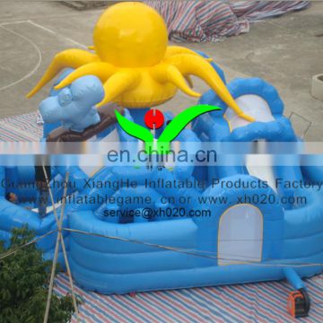 Custom Octopus inflatable bouncy castle for kids and ommercial exhibition