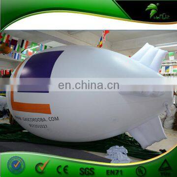 Custom Logo Giant Helium Filled PVC Advertising Inflatable Blimp Airship