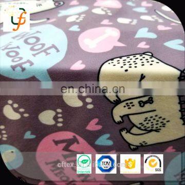 100 Polyester Tricot Brushed Polyester Spandex Fabric photo-4