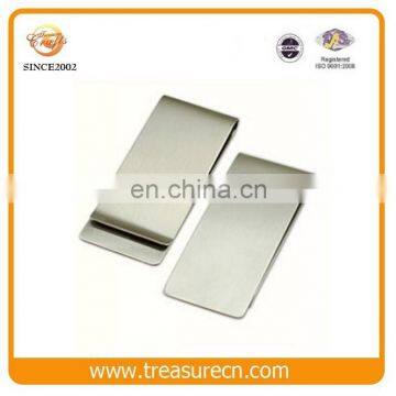 Shinny Polished Blank Silver Stainless Steel Money Clip