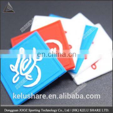 custom 3d rubber silicone label garment silicone patch cheap price silicone rubber logo