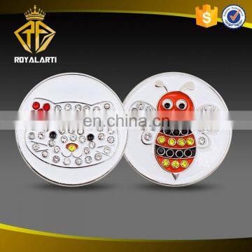 Custom Soft Enamel Animals Golf Ball Markers