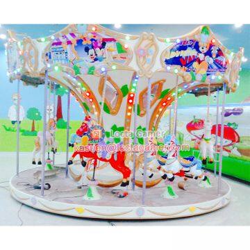 Zhongshan Hot Sale Amusement Park Micky Mouse Carousel 12 Seat Merry go Round, New and High Quality Earn Money, for Kids photo-3