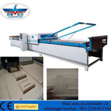 PVC  film Vacuum hot membrane press machine for kitchen cabinet door