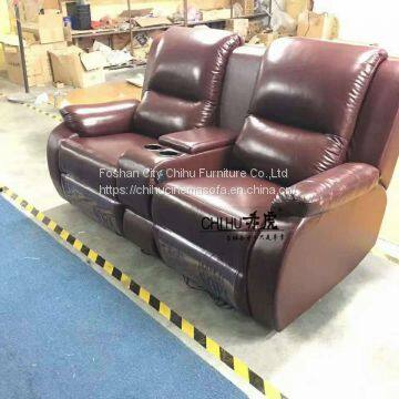 High quality leather home theater recliner sofa,power recliner private cinema seats