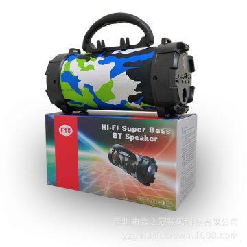 Cylinder Bluetooth Speaker Outdoor Portable Wireless Card Flashlight Cannon Speaker photo-5