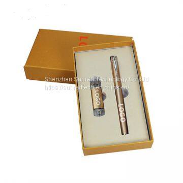 Custom Christmas Business Gift Set ,Pen and USB Flash Drive Office Gift Set, China Wholesale Unique Gift Idea