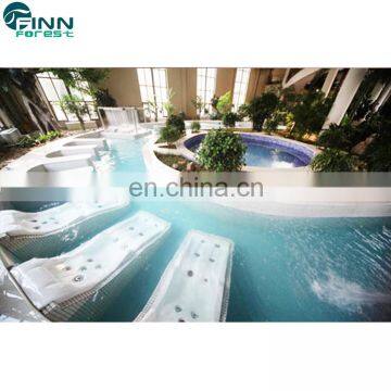 Piscine Outdoor Spa Hydraulic Acrylic Massage Chair Swimming Pool