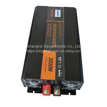 Reliable 3000W Solar Power Inverter Off Grid 24V DC Voltage Converter LCD Display Pure Sine Wave Inverter Dual 120V AC Outlets