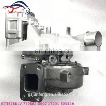 original Turbo charger GT3576KLV 770862-0007 17201-E0344A turbocharger For 2007- Hino City Bus, Truck with J07E J07E-TG engine