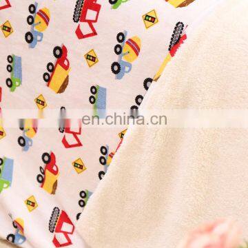 Custom Cartoon Design Soft Minky Sherpa Throw Bed Sofa Blanket photo-4