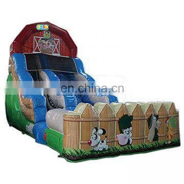 inflatable farm slide