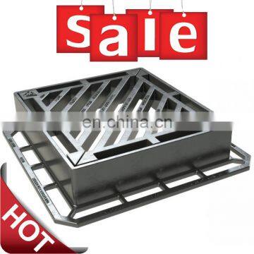 High Performance Heavy Duty Ductile Iron Manhole Cover/cast Iron Drain Grate/trench Drain Grating Cover photo-4