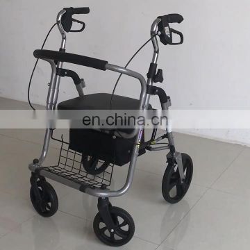 Lightweight elderly cerebral palsy portable rehabilitation walker alu rollator