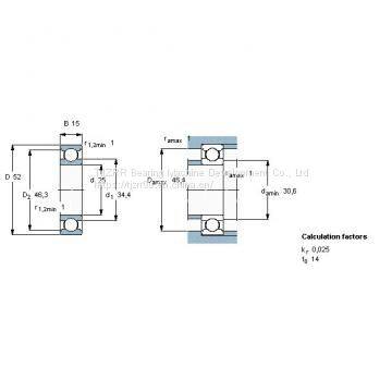 UBC bearing 6205