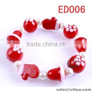China Online Shopping Green Glass Bead Bracelet photo-4