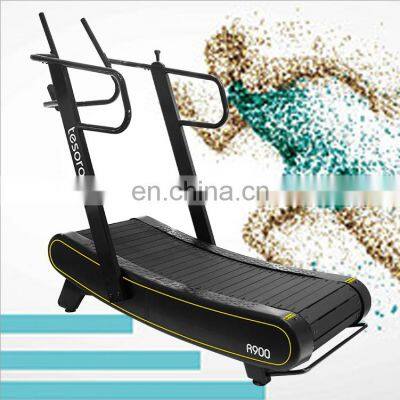 Air runner curved treadmill commercial magnetic a treadmill equipment,body strong treadmill gym equipment commercial