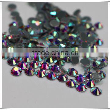 Factory Price Wholesale Crystal AB Flatback Clothing Hotfix Rhinestone
