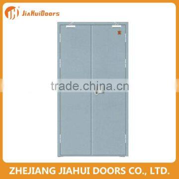 steel fire door with double leaves for opening