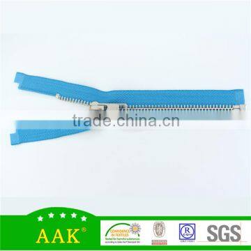 Accessories fashion for men jackets 5# platinum y teeth open end zips