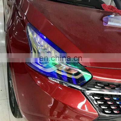 30*200CM 10 Color Auto Car Styling Chameleon Headlight Taillight Vinyl Tint Car Light Film Wrap Waterproof Car Body Film photo-5
