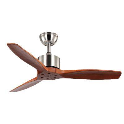 Modern Lamp Wood Chandlier Dimmable Iron Led Chandelier Fan Ceiling Fan Light photo-4