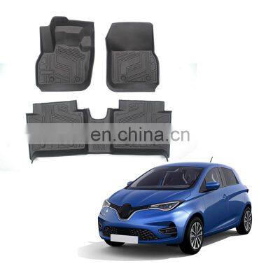 High Quality Anti-slip Car Interior Accessories Parts Tpe Car Trunk Cushion Floor Mats For Renault Zoe E-tech Electric 2021