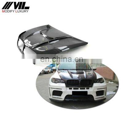 Modify Luxury Carbon Fiber Car Body Kit Parts Engine Bonnet for BMW X6