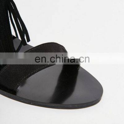Ladies High Heels Shoes Flat Wholesale High Fashion Shoe Handmade Women New Style Sandals photo-4
