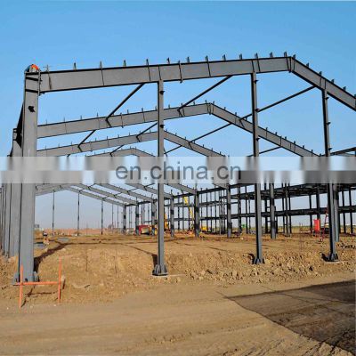 Arched Roof Design Prefabricated Light Weight Steel Structure For Coal Storage Building Construction