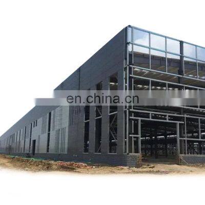 Easy Install High Quality Cheap Prefab Metal Steel Structural Workshop China With Rolling Door For Sale